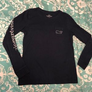 Small Navy Blue Vineyard Vines Longsleeve T-shirt